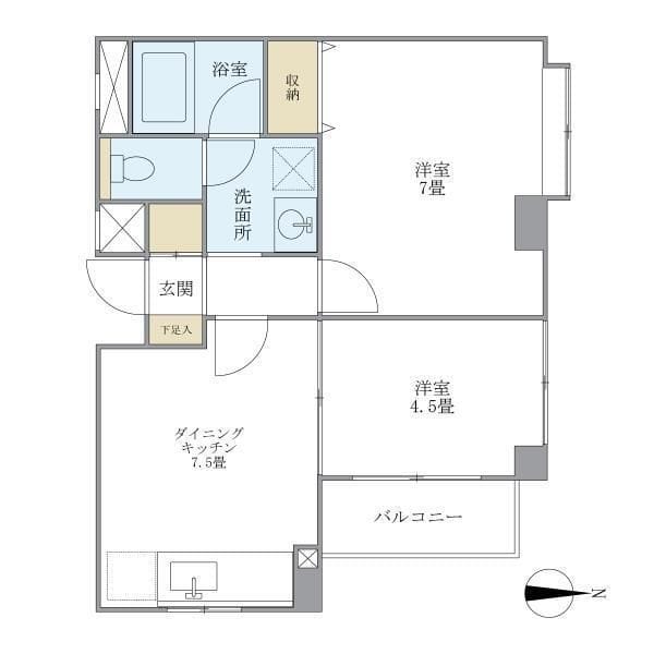 クレールメゾン左門町 204