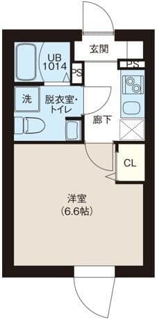 レピュア町屋レジデンスⅡ 202 間取り図