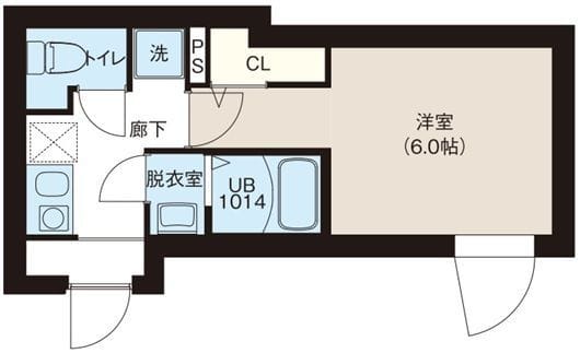 レピュア町屋レジデンスⅡ 403 間取り図
