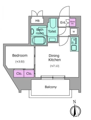 クレヴィアリグゼ北品川Ⅱステーションコート 0601