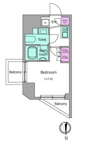 クレヴィアリグゼ北品川Ⅱステーションコート 1002