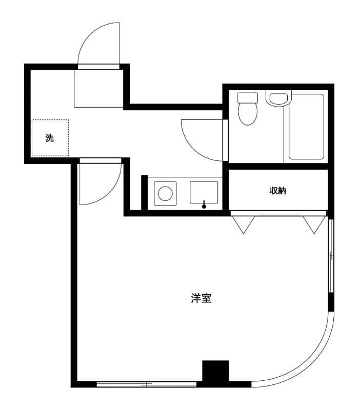 アイケービル 302 間取り図