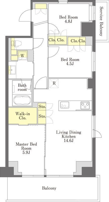 プライムメゾン江古田の杜EAST 215