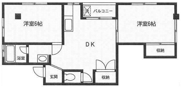 リーフビル 403 間取り図
