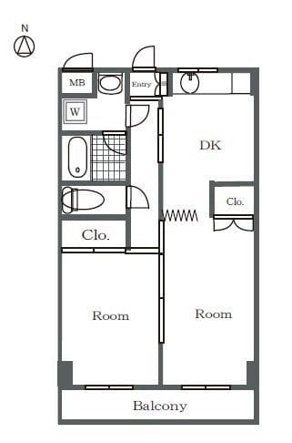 荒井ビル 303 間取り図