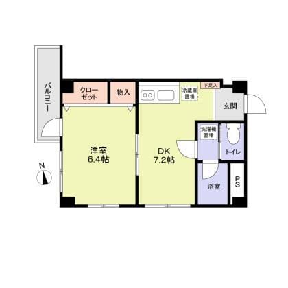 リブレ・ハルミ 201 間取り図