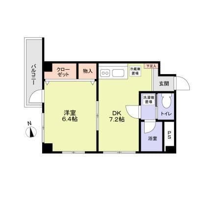 リブレ・ハルミ 401 間取り図