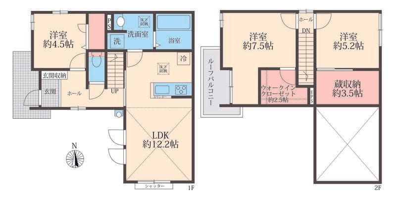 Bloomi Ⅱ 20万円/なし/入力なし 間取り図