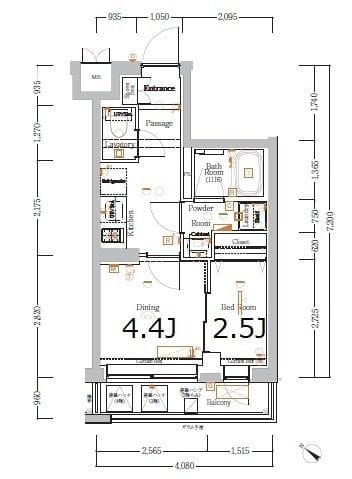 XEBECときわ台Ⅲ 301 間取り図