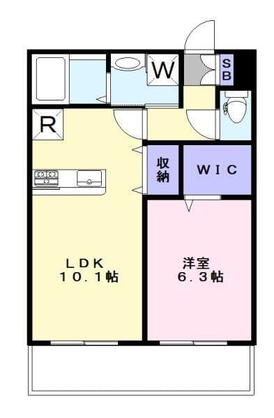 ディア・ロードR 105 間取り図
