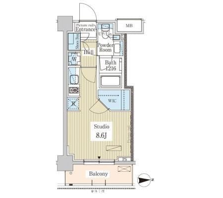 パークアクシス高田馬場テラス 502