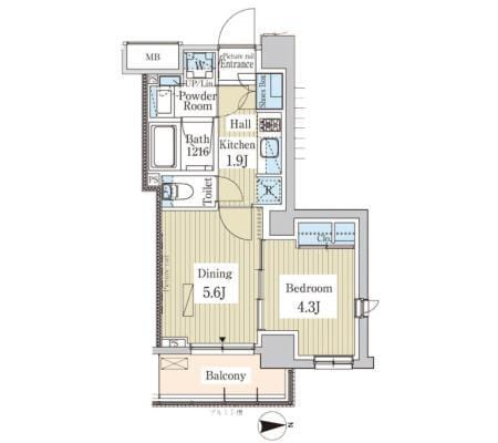 パークアクシス高田馬場テラス 601