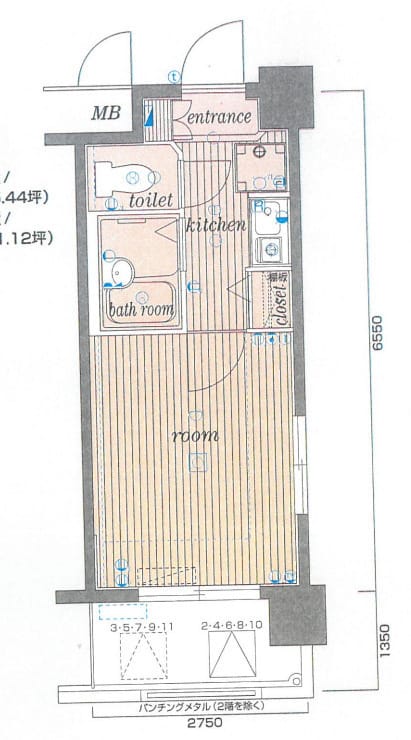 サンテミリオン品川戸越 606