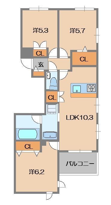 ヴィラ ルミエールⅡ 301