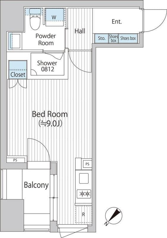バウスフラッツ日本橋浜町 405