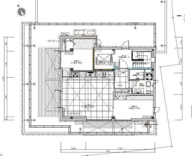 ジョーズレジデンス高田馬場(Jo’s Residence高田馬場) 401(定借) 42万円/入力なし/30,000円 間取り図