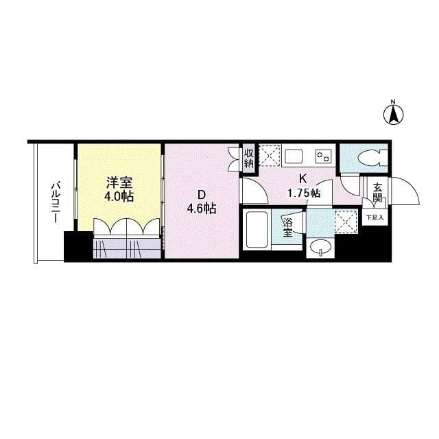 リバーレ池袋 0504 間取り図