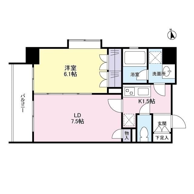 リバーレ池袋 0505 間取り図