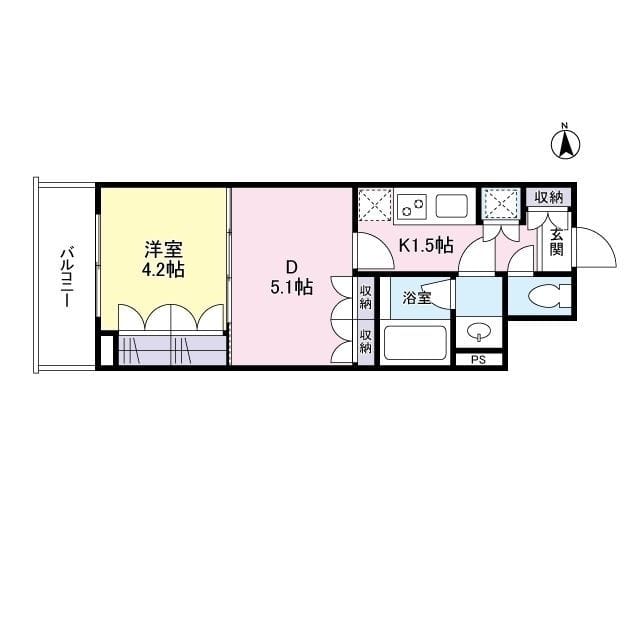 リバーレ池袋 1103 間取り図