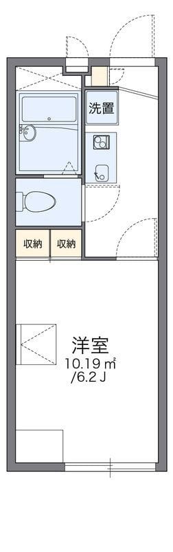 レオパレスソレイユⅡ 210 間取り図