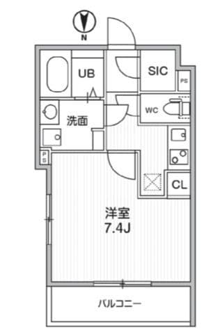 THE PALMS MUSE 新江古田 207 間取り図