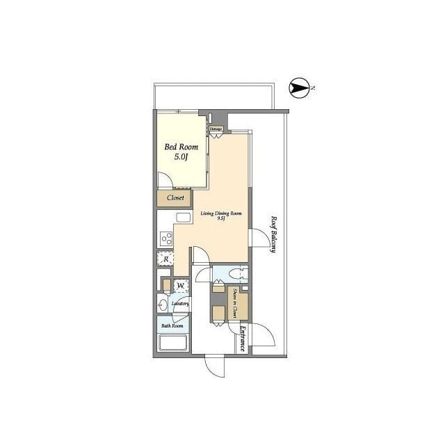 JP noie 駒沢大学 404 間取り図