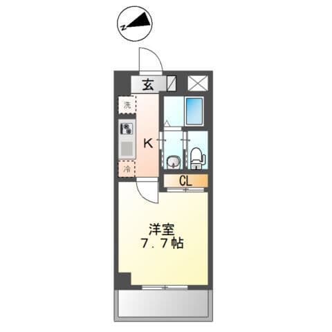クレイン目白 103 間取り図