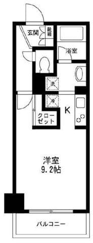 レジディア荻窪 0105 間取り図