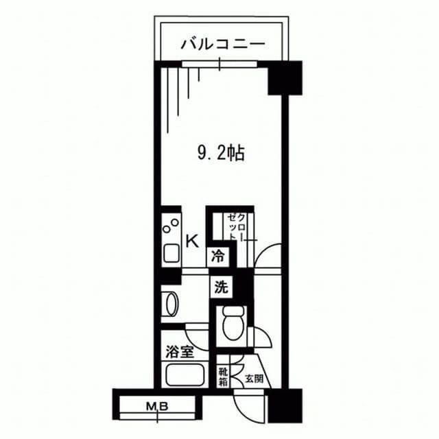 レジディア荻窪 0202 間取り図