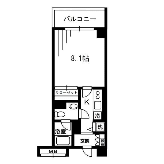 レジディア荻窪 0515 間取り図