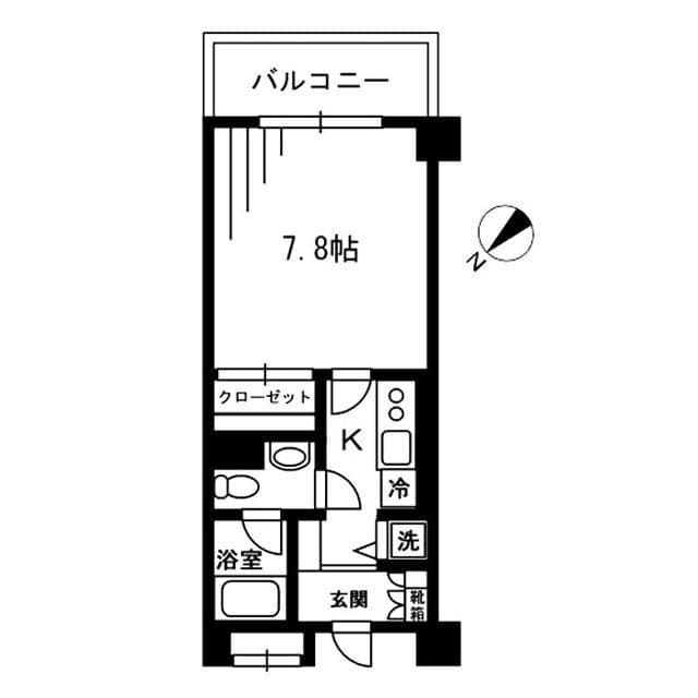 レジディア荻窪 0516 間取り図