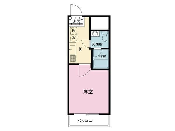 ダイアパレス新宿一丁目 209 間取り図