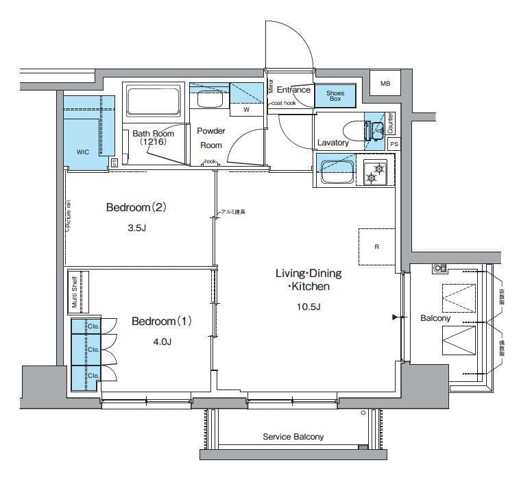 ルフォンプログレ押上EAST 0415
