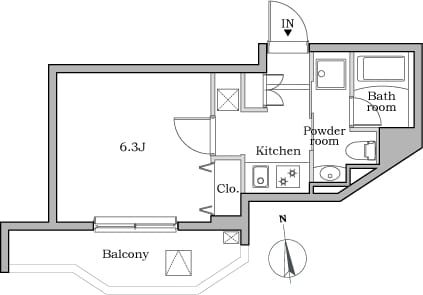 レジディア蒲田Ⅱ 0206