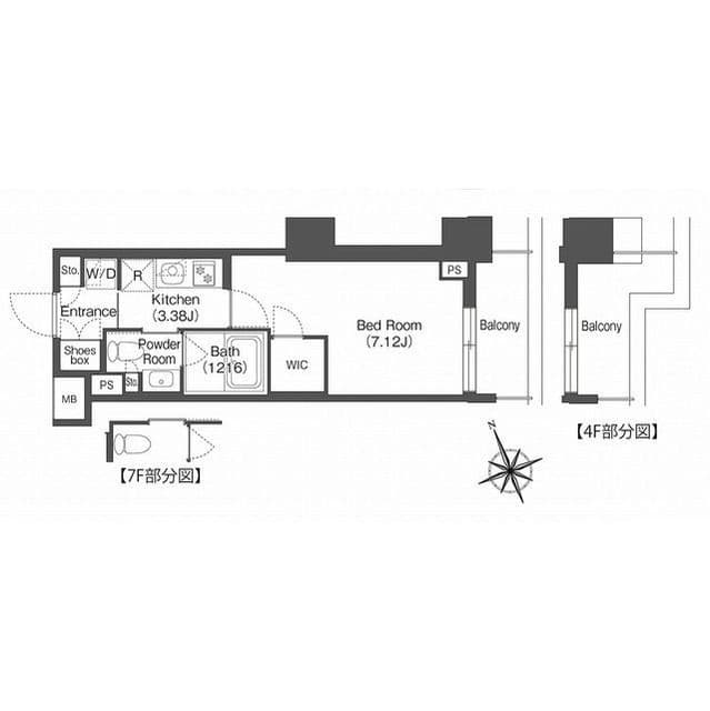 コンフォリア西荻窪 0605 間取り図
