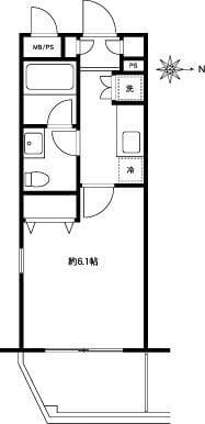 ドルチェ馬込東京NC 405 間取り図