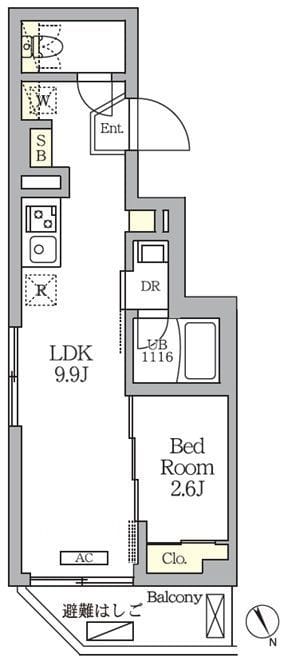 ハーモニーレジデンス馬込 207