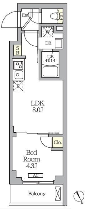 ハーモニーレジデンス馬込 401