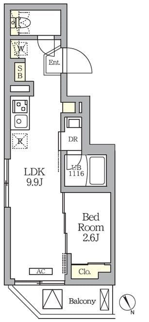 ハーモニーレジデンス馬込 407