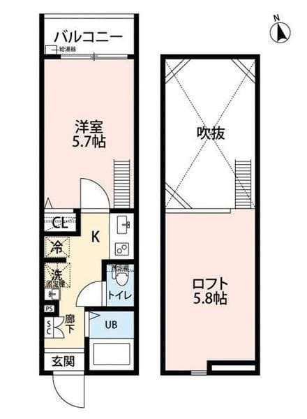 グランクオール駒込 302 間取り図