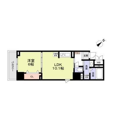 アーバン尾久 503 間取り図