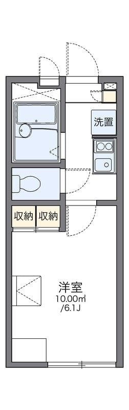 レオパレスエスポワール 201 間取り図