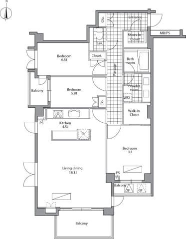 レジディア御殿山 0305