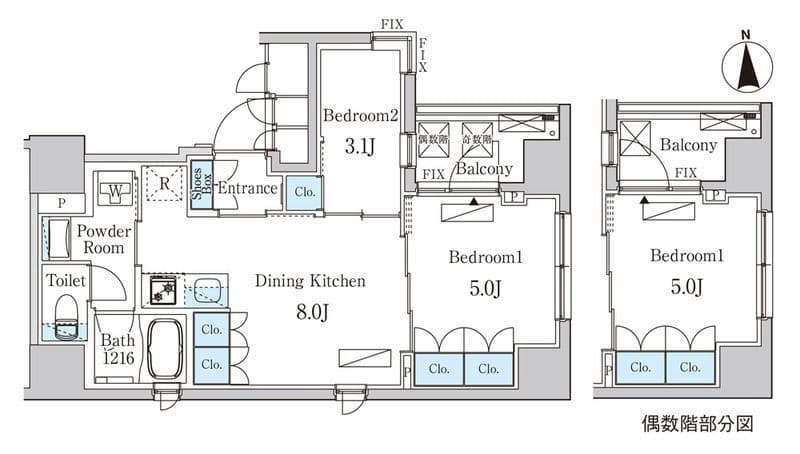 ザ・ライオンズフォーシア八丁堀 203