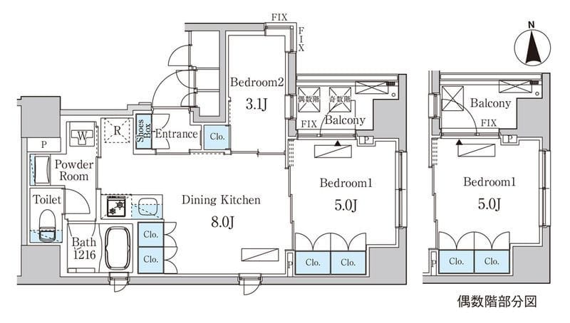 ザ・ライオンズフォーシア八丁堀 203