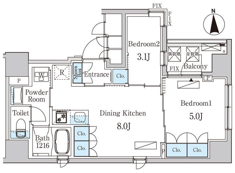 ザ・ライオンズフォーシア八丁堀 703