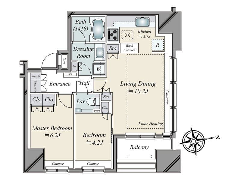 パークリュクス恵比寿 1405