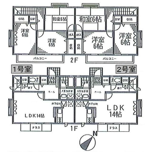ハイグランド中井坂ⅡA棟 1 間取り図