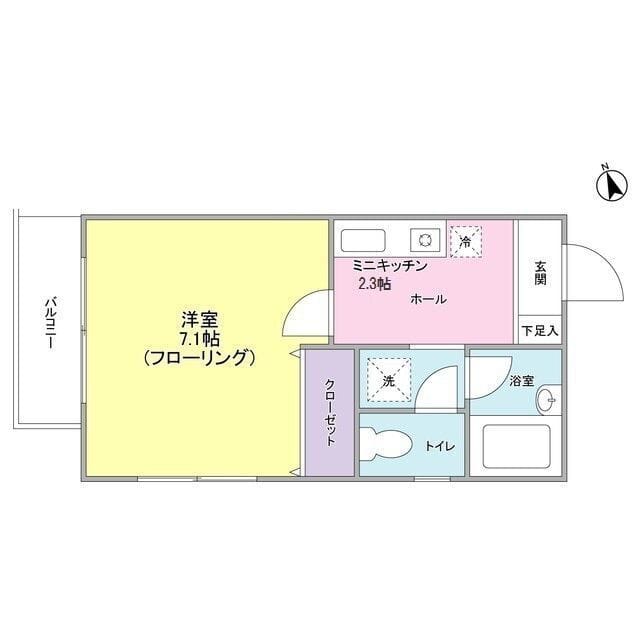 第3那須ハイライズ 102 間取り図
