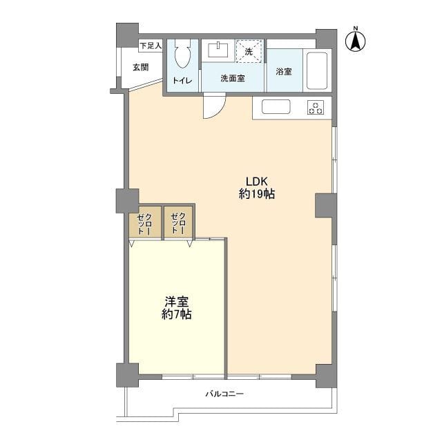 ベラビスタ信濃町 404 間取り図